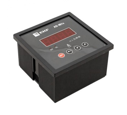 Амперметр AD-961s цифровой на панель 96x96 (квадратный вырез) однофазный в коротком корпусе PROxima  AD-961s  EKF