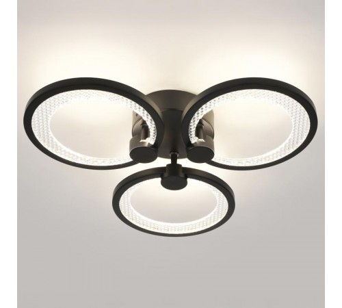 Светильник потолочный светодиодный  Модерн Odry CLL-1-46-RC BK с ДУ 46W 3000-6500К черный  Б0069750  ЭРА