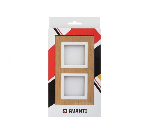 Рамка из натурального дерева, "Avanti", беленый дуб, 4 модуля  4400844  DKC