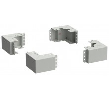 ITK LINEA S Уголок цоколя h=100мм сер. (4шт/компл)  LS-BC35-B0-01  ITK