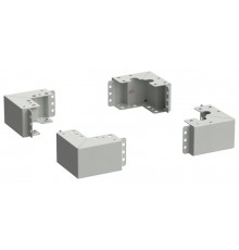 ITK LINEA S Уголок цоколя h=100мм сер. (4шт/компл)  LS-BC35-B0-01  ITK