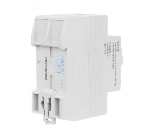 Выключатель дифференциальный (УЗО) ВД1-63S 2п 50А 100мА тип AC  MDV12-2-050-100  IEK