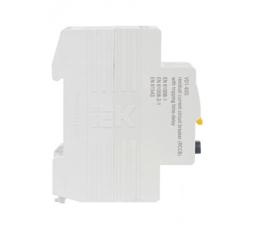 Выключатель дифференциальный (УЗО) ВД1-63S 2п 50А 100мА тип AC  MDV12-2-050-100  IEK