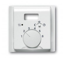 Плата центр. (накладка) для мех. терморегулятора (термостата) 1095 UTA, 1096 UTA, серия impuls, цвет альп. белый  1710-0-3733   2CKA001710A3733  AB