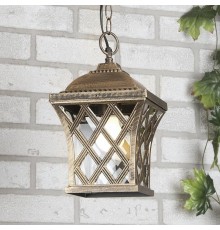 Светильник садово-парковый Cassiopeya H черное золото подвесной  a025297  Elektrostandard