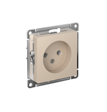 AtlasDesign Бежевый Кнопка нажимная сх.1, 10АХ, механизм  ATN000215  SE