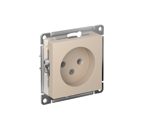 AtlasDesign Бежевый Кнопка нажимная сх.1, 10АХ, механизм  ATN000215  SE