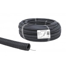 Труба гибкая гофрированная ПВХ 20мм с протяжкой лёгкая народная (100м)  SQ0401-0302  TDM