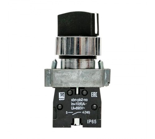 Переключатель BD33 3P короткая ручка 2NO IP65 PROxima  xb2-bd33-65  EKF
