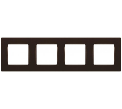 Рамка для розеток и выключателей  Серия 12 12-5204-13 на 4 поста, Классик, бронза  Б0067739  ЭРА