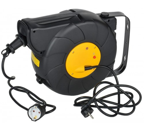 TWIST Катушка УК15 1мест. 2P+PE/15м+2м 3х1,5мм2 автосм.  TW-KP27-16-01-15-02  IEK