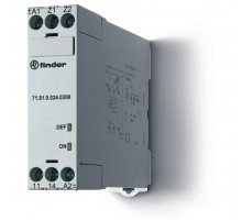 Термисторное реле (PTC); без памяти отказов; питание 24В АС/DC; выход 1NO 10A; ширина 22.5мм; степень защиты IP20  719100240300PAS  Finder