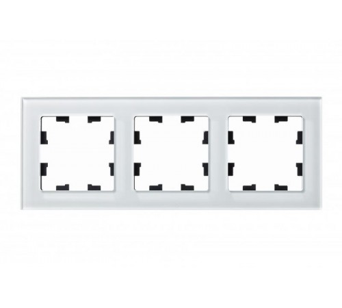 AtlasDesign Nature Белый Рамка 3-ая, стекло  ATN320103 SE