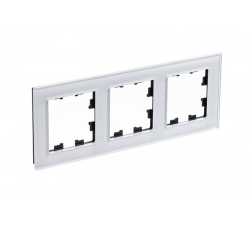 AtlasDesign Nature Белый Рамка 3-ая, стекло  ATN320103 SE