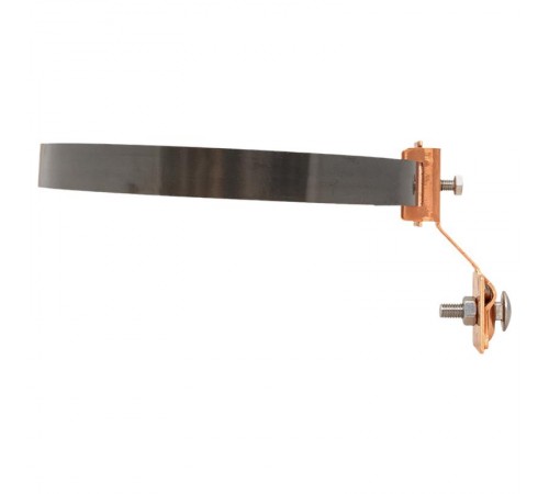 Держатель для труб универсальный D=(0-200)мм Cu и полоса нерж. cталь EKF PROxima   lp-33220-cu   EKF