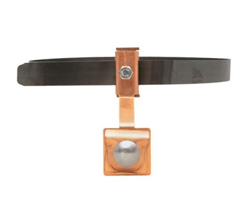 Держатель для труб универсальный D=(0-200)мм Cu и полоса нерж. cталь EKF PROxima   lp-33220-cu   EKF