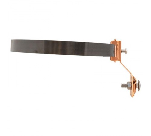 Держатель для труб универсальный D=(0-200)мм Cu и полоса нерж. cталь EKF PROxima   lp-33220-cu   EKF