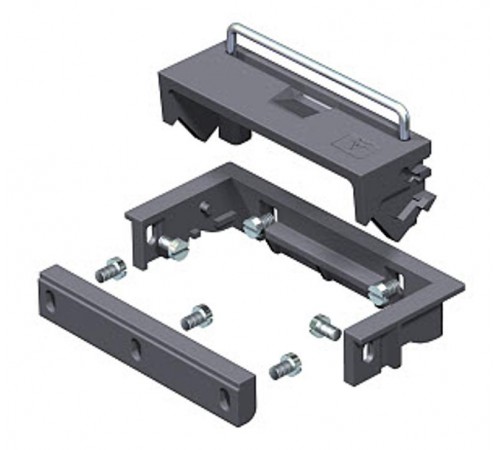 Кабельный вывод кассетной рамки (полиамид,серый) (SAK 7011)  7407976  OBO Bettermann