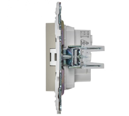 SKANDY Розетка без з/к с з/ш 10А SK-R01B бежевый  SK-R13-10-K10  IEK