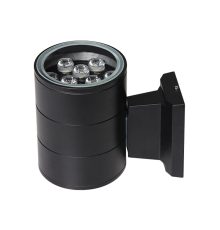 Светильник светодиодный архитектурный ДБУ PWL-145110/24D 9Вт 6500К IP65 фасадный черный  2857965  Jazzway