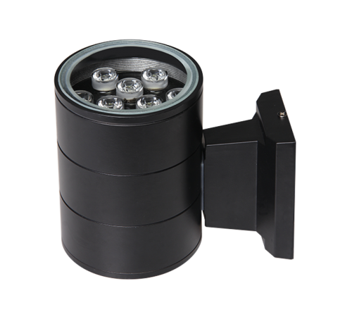 Светильник светодиодный архитектурный ДБУ PWL-145110/24D 9Вт 6500К IP65 фасадный черный  2857965  Jazzway