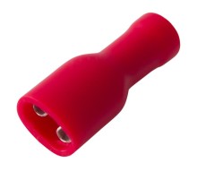 Клемма плоская полностью изолированная гнездо 5 мм 0.5-1.5 мм (РППи-м 1.5-(4.8))  08-0611  REXANT