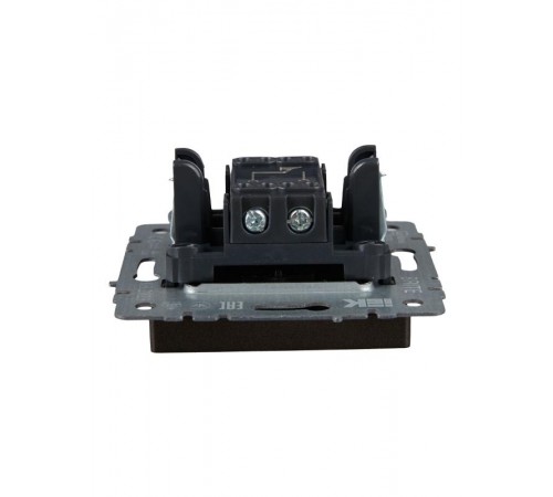 BRITE Выключатель 1-клавишный самовозвратн. 10А ВС10-1-4-БрТБ темная бронза  BR-V14-0-10-K45  IEK