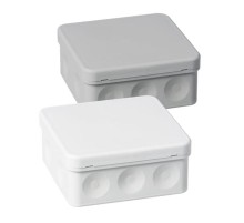 Коробка распределительная , квадратная, 104х104 мм IP 55, серая  AP10/G  2TKA140003G1  ABB