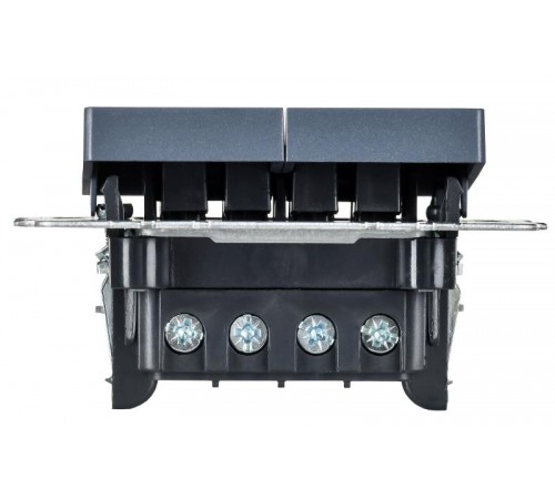 BRITE Выключатель 2-клавишный перекрестный 10А ВС10-2-3-БрМ маренго  BR-V23-0-10-K35  IEK