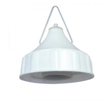 Светильник без стекла НСП 03-60 корпус пластик белый ГУ  1005550252  Элетех