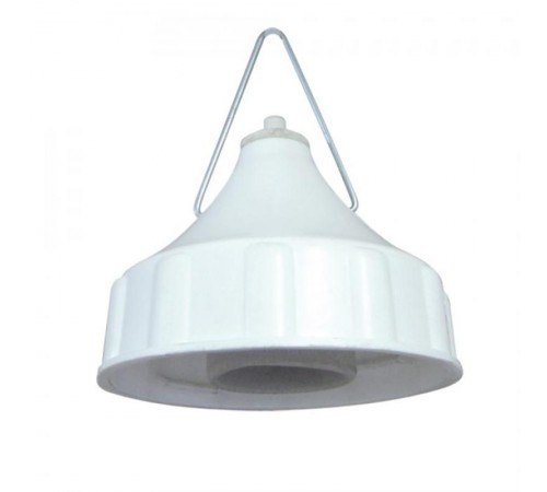 Светильник без стекла НСП 03-60 корпус пластик белый ГУ  1005550252  Элетех