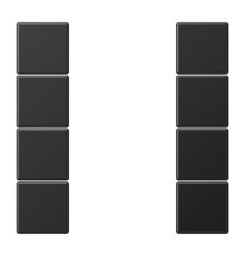 Набор накладок 4 группы AL2504TSAD Jung