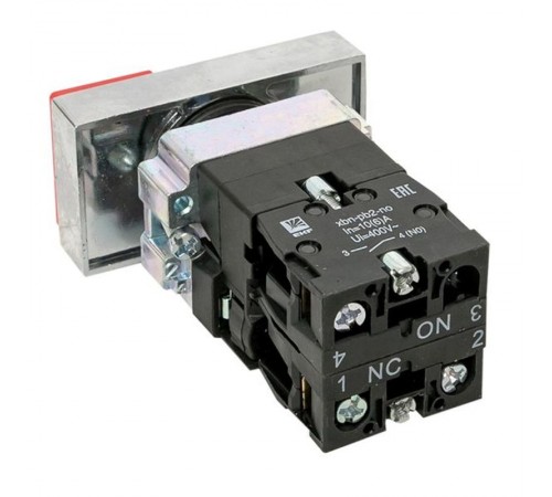 Кнопка  LAY5-BW8465 "I-O" прямоугольная 230В NO+NC EKF PROxima  pbn-bw8465  EKF