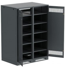 ITK LINEA B Шкаф (пустой) 2000х1400мм дверь двуст. мет. чер.  LB05-20H49-2M  ITK