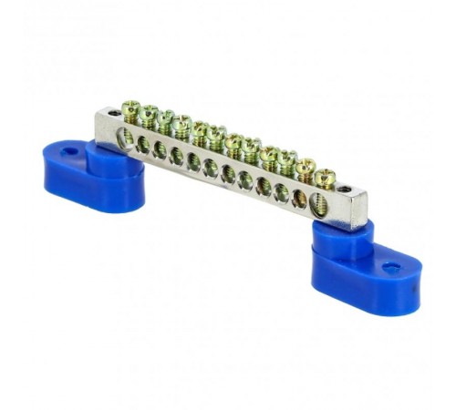 Шина "N" 63.12 (2 изолятора стойка) никель EKF PROxima  sn1-63-12-2  EKF