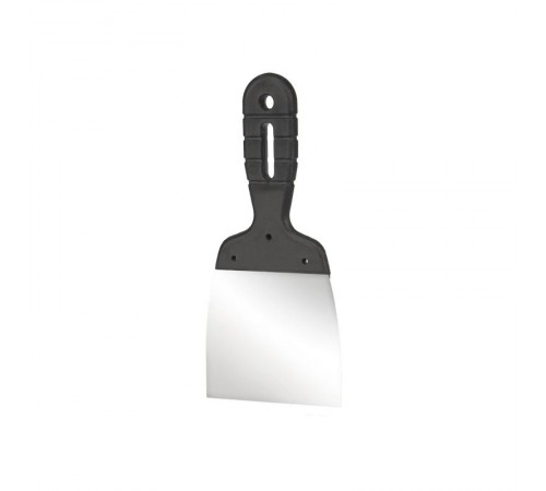 Шпатель 100 мм нержавеющая сталь, пластмассовая ручка  89-0204  REXANT