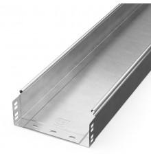 Лоток неперфорированный Стандарт INOX (AISI 304) 200х80х3000 (0,8 мм) (3 м/уп)  PR16.2315  Промрукав