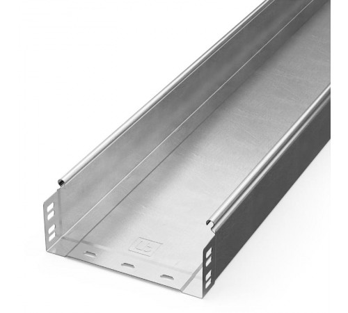 Лоток неперфорированный Стандарт INOX (AISI 304) 200х80х3000 (0,8 мм) (3 м/уп)  PR16.2315  Промрукав