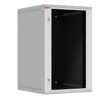 Шкаф телекоммуникационный настенный 18U (600х350) дверь стекло, Astra A серия EKF Basic    ITB18G350   EKF 
