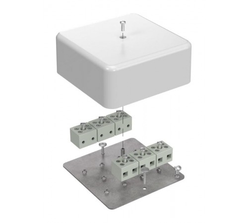 Коробка огнестойкая для кабель-канала 40-0470-FR6.0-12 Е15-Е60 (латунь) 103х103х45 IP42 12p, 6.0 мм.кв. 40-0470-FR6.0-12-Е60  Промрукав