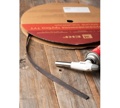 Термоусаживаемая трубка ТУТ нг 12/6 черная EKF PROxima  tut-12-b  EKF