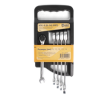 Набор гаечных трещоточных ключей НТК-5 (8-14)  79200  КВТ