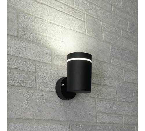 Светодиодный светильник аритектурный 230V GX53, DH1001, черный (на стену)  11708  FERON