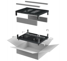 LINEA E Компл. осн. и крыша 600х800мм шкафа 18-47U чер.  LE05-XXX68-X  ITK
