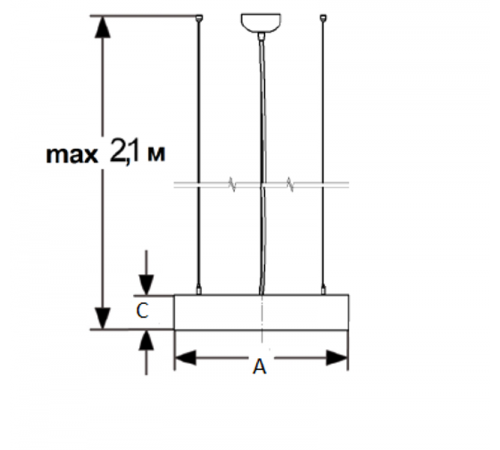 Светильник SOL P 450 WH LED 4000K (low lumen)  1470000230  Световые Технологии
