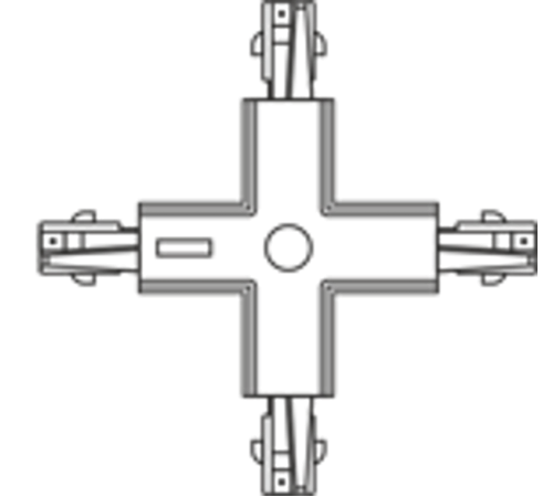 Connector PG X-shaped white  2909002980  Световые Технологии