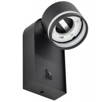 Светильник 4035 настенный GX53 черный  LT-UBB0-4035-GX53-1-K02  IEK