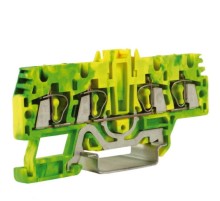 HTE.2/2+2, зажим для заземления, 2 ввод/2 вывода, 2,5 кв.ммжелто-зеленый  ZHT520-RET  DKC