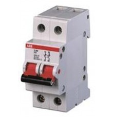Рубильник 2 пол. SD202/16 рычаг красный  2CDD282101R0016  ABB