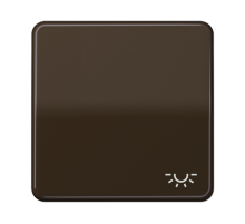 Клавиша с символом "освещение"; коричневая  CD590LBR  Jung